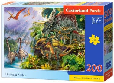 Castorland Puzzle 200. Dinosaur Valley / Долина динозаврів