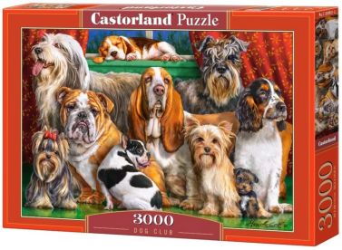 Castorland Puzzle 3000. Dog Club / Собачий клуб - Пазли
