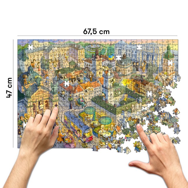 Пазли Львів 1000 елементів - фото 4