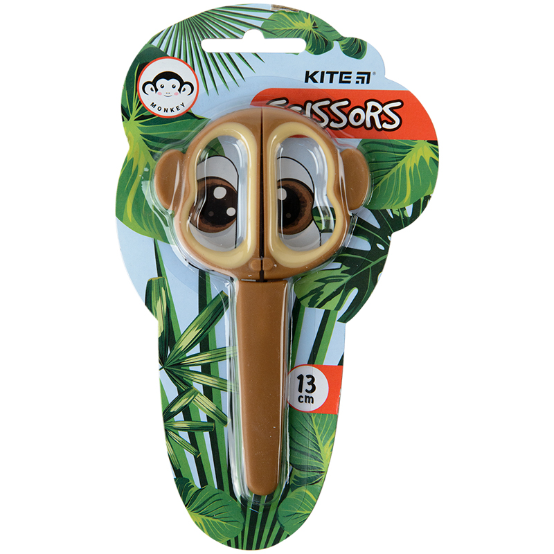 Ножиці дитячі в футлярі, 13см Monkey - фото 1