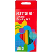 Олівці кольорові тригранні, 12 шт. Kite Fantasy - Фломастери та олівці