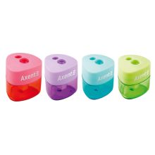 Точилка з контейнером Pastel soft, 1157-А, асорті - Ножиці, циркулі, чинки, ластики