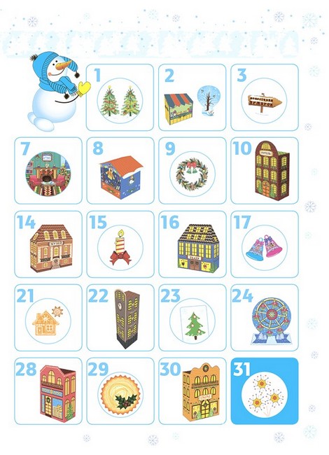 Новорічні дива власноруч. Адвент-календар з поробками та завданнями. 6-8 років - фото 3