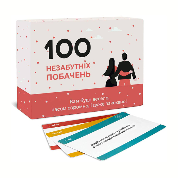 Настільна гра 100 незабутніх побачень - фото 1