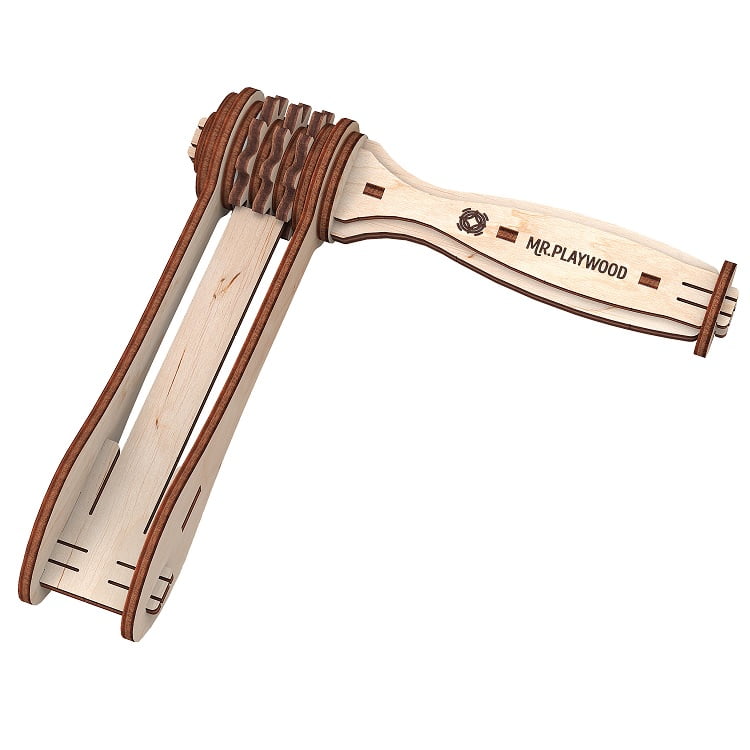 Тріскачка. МЕХАНІЧНИЙ КОНСТРУКТОР ІЗ ДЕРЕВА - фото 3