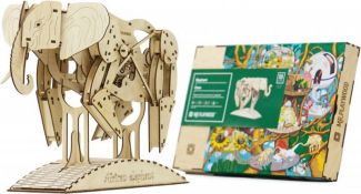 Слон. Колекційна 3D-модель з дерева - Конструктори