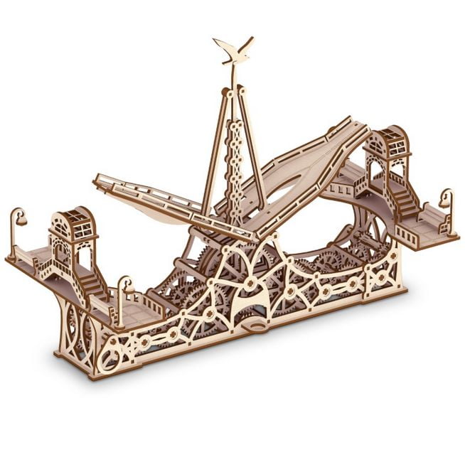 Пішохідний міст Колекційна 3D-модель з дерева - фото 6