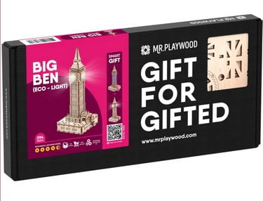 Біг-Бен (Еко - лайт) механічна деревяна 3D-модель - фото 5