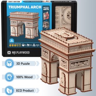 Тріумфальна арка. Механічна дерев'яна 3D-модель Тріумфальна арка. Механічна дерев'яна 3D-модель - Подарунок до Різдва