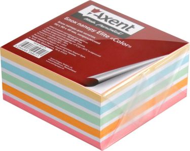 Папір для нотаток Elite "Color" 90х90х40мм, непрок
