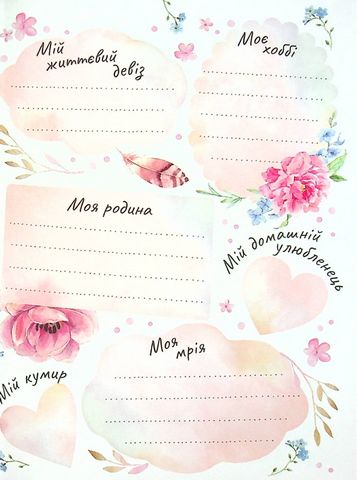 Записник для дівчинки. Мої надії - фото 3