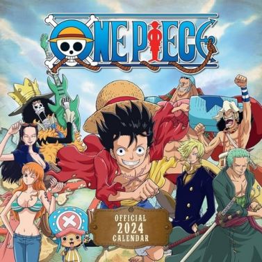 Календар One Piece Anime 2024 Calendar (Square Wall Calendar, Poster Inside) - Календарі