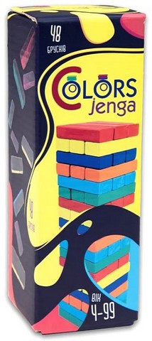 Colors Jenga. Настільна гра - фото 1