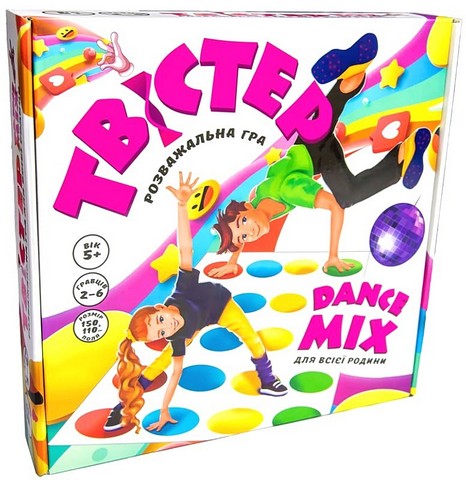 Твістер dance mix. Розважальна гра - фото 1