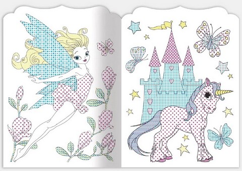 Магічні розмальовки + яскраві наліпки. Феї - фото 4