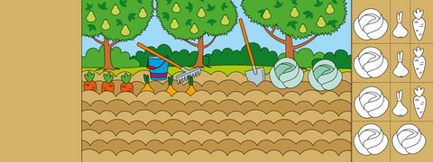 Розфарбовуємо, вирізаємо, клеїмо. Хто пасеться на лузі? - фото 3