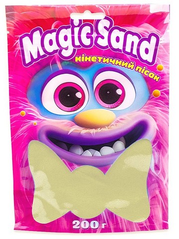 Magic sand. Кінетичний пісок в пакеті класичний, 200 г - фото 1