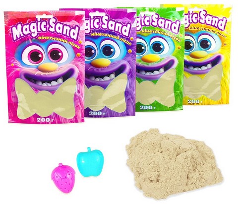 Magic sand. Кінетичний пісок в пакеті класичний, 200 г - фото 2
