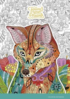 Блокнот для записів 00823, склейка, А5/50арк., у лінію, білий блок, 60г/м2, розмальовка, ВД-лак, Student - Блокноти та скетчбуки