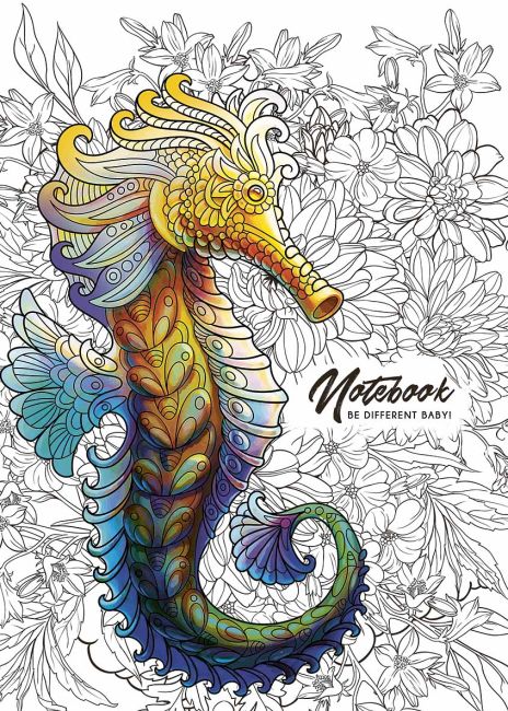 Блокнот для записів 00819, склейка, А5/50арк., у лінію, білий блок, 60г/м2, розмальовка, ВД-лак, Student - фото 3