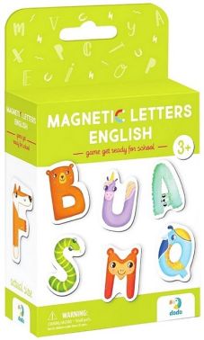 Магнітна гра "Перша англійська магнітна абетка" Магнітна гра "Перша англійська магнітна абетка" - Настільні ігри