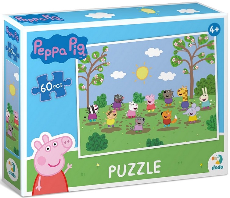 Пазл Peppa Pig. Пеппа грає з друзями - фото 1