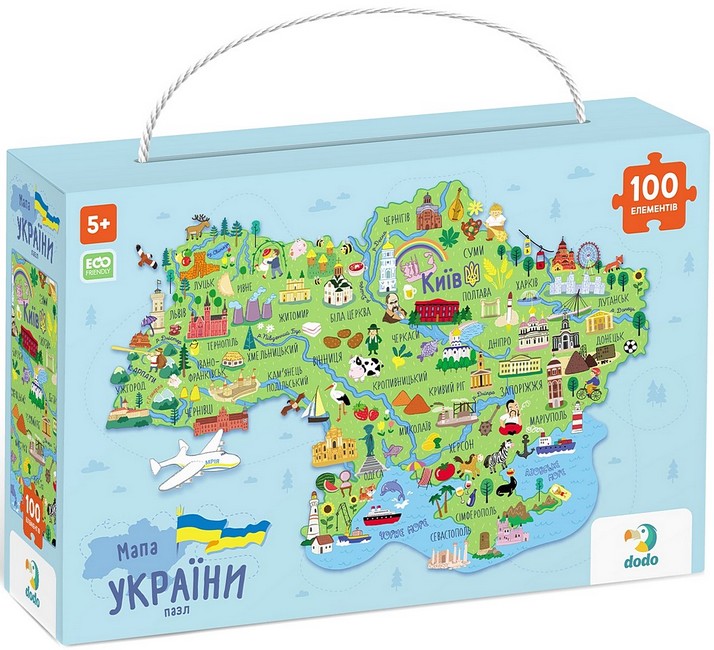 Пазл Мапа України - фото 1