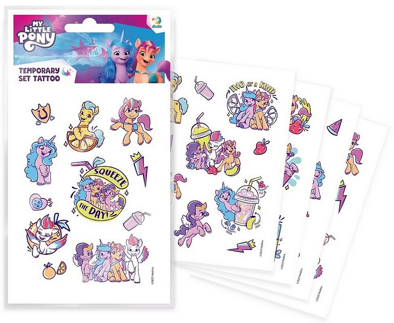 Набір дитячих тимчасових татуювань My Little Pony. Друзі - фото 1