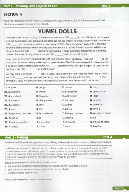 Practice tests ДПА 2016 Англійська мова Go for Ukrainian State Exam Level B2 Mitchell H.Q., Marileni Malkogianni MM Publications - фото 8