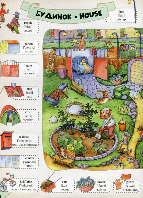 Моя перша 1000 англійських слів 3+ Словники у картинках Vivat - фото 3