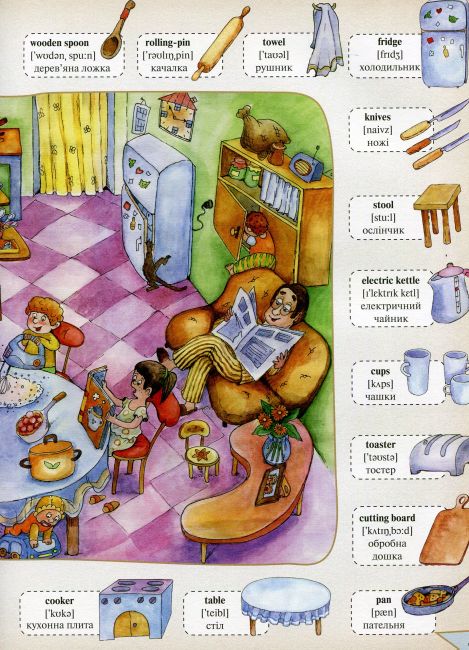 Моя перша 1000 англійських слів 3+ Словники у картинках Vivat - фото 6