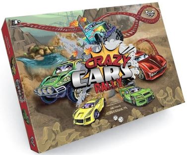 Crazy Cars Rally. Настільна розважальна гра - Настільні ігри