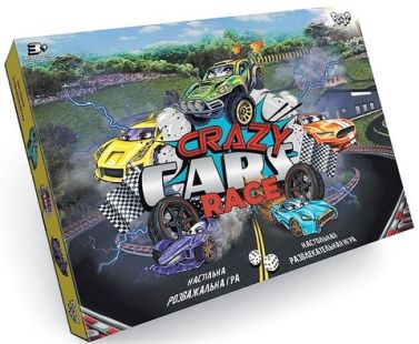 Crazy Cars Race. Настільна розважальна гра - Настільні ігри