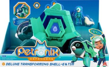 Фігурка-трансформер Шеллі велика + фігурка Тіма . Ігровий набір TM Petronix Defenders