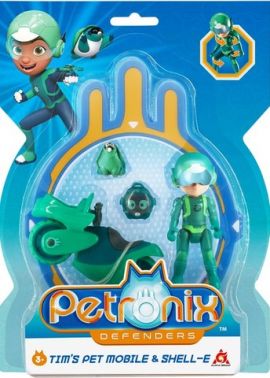 Петмобіль + фігурка Тіма 7,5 см. Ігровий набір TM Petronix Defenders