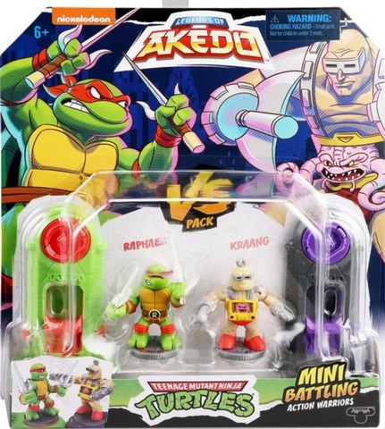 Набір для поєдинку Рафаель та Кренг TMNT (Черепашки-ніндзя). Ігровий набір TM Akedo - фото 1