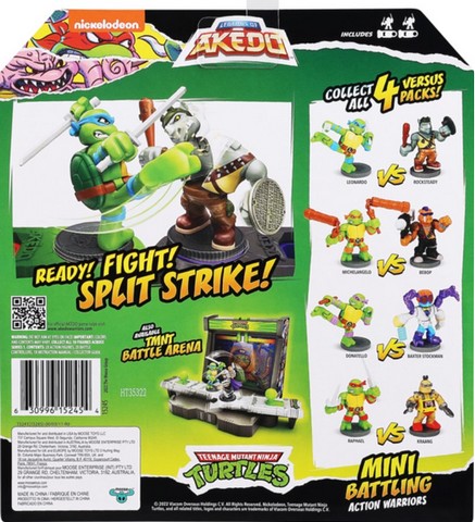Набір для поєдинку Рафаель та Кренг TMNT (Черепашки-ніндзя). Ігровий набір TM Akedo - фото 2