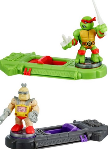 Набір для поєдинку Рафаель та Кренг TMNT (Черепашки-ніндзя). Ігровий набір TM Akedo - фото 4