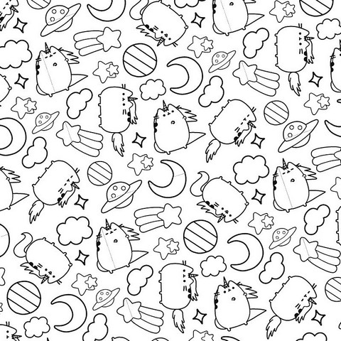 Розмальовка Pusheen - фото 3