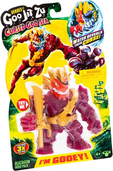 Герої Гуджитсу. Іграшка, що розтягується Блейзагон (Кьорсд Гу Сі). ТМ GooJitZu - фото 3