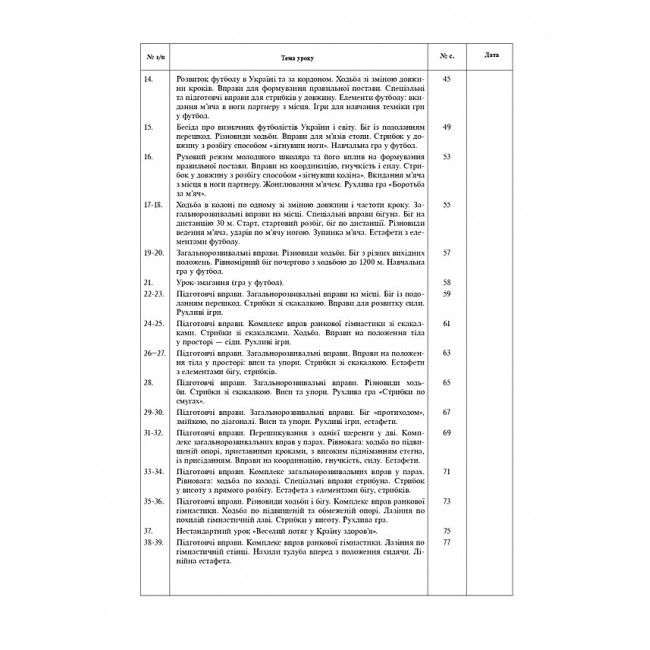 Конспекти уроків Фізична культура 3 клас НУШ Авт: Богайчук Р.В. Вид-во: Богдан - фото 4