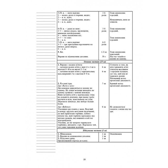 Конспекти уроків Фізична культура 3 клас НУШ Авт: Богайчук Р.В. Вид-во: Богдан - фото 9