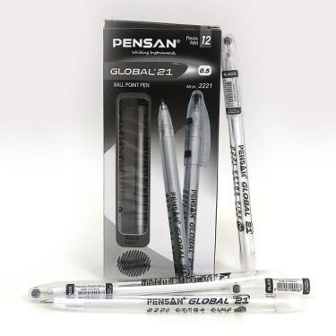 Ручка кулькова Pensan Global чорна