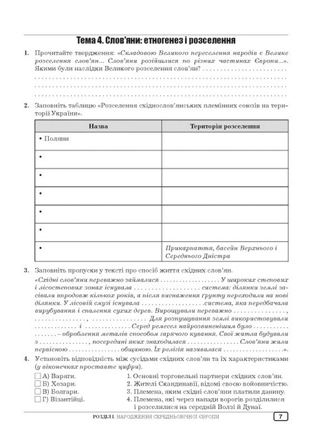 Робочий зошит Інтегрований курс Історія: Україна і світ 7 клас НУШ Авт: О.І. Гук Ю.М. Гук Вид-во: Аксіома - фото 6