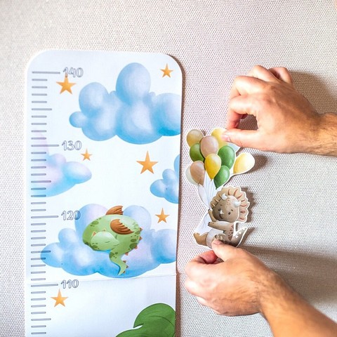 Зростомір та наліпки в дитячу кімнату - фото 9