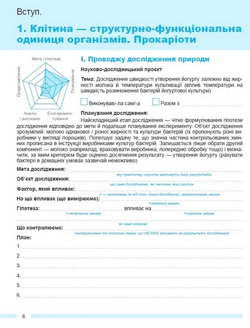 Тематичне оцінювання: формувальне і підсумкове Біологія 7 клас НУШ Авт: О. Козленко та ін. Вид-во: Генеза - фото 7