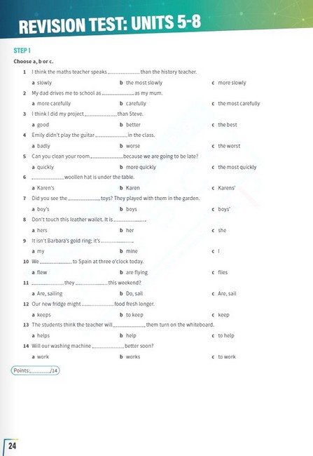 Збірник вправ з граматики Англійська мова Prepare Grammar 7 клас НУШ Авт:Victoria Lubych Emma Heyderman Вид-во: Лінгвіст - фото 6