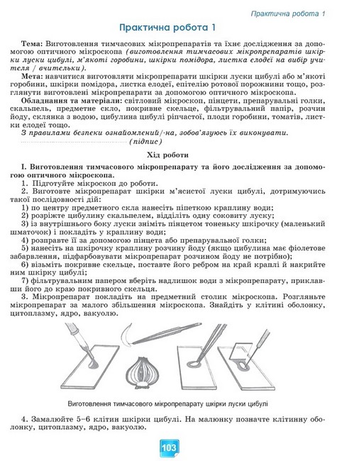 Робочий зошит з біології Практичні роботи 7 клас НУШ Авт: О. Кулініч Л. Юрченко Вид-во: Генеза - фото 11