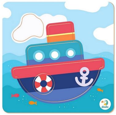 Пазл-сортер "Кораблик" - Пазли