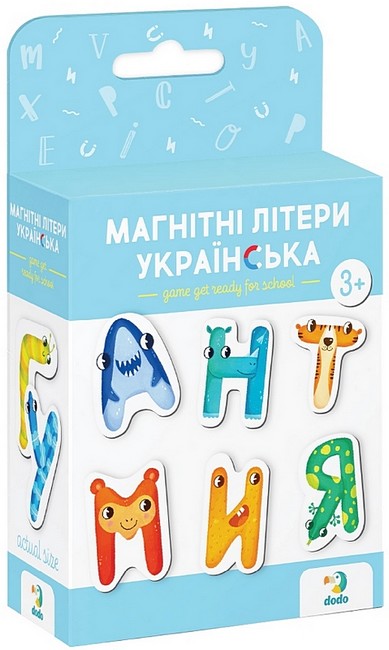 Магнітна гра Перша українська магнітна абетка - фото 1